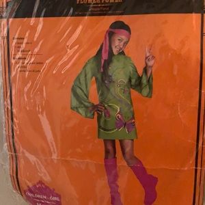 Flower power girls costume